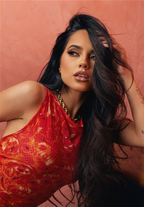 Becky G – HATC Magazine Issue 14, January 2024 (more photos) Becky G Photoshoot, Becky G Aesthetic, Becky G Style, Angelcore Aesthetic, Big Cup Of Coffee, Goddess Aesthetic, A Line Denim Skirt, Meet New People, Becky G