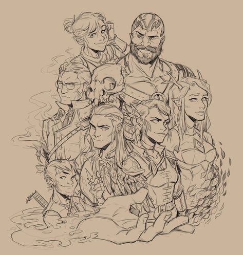 Critical Role Characters, Dungeons And Dragons Art, Vox Machina, Critical Role Fan Art, Geek Culture, Critical Role, Dnd Characters, Rwby, Character Drawing