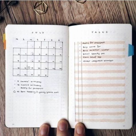 Month Bujo Spread, Minimalist Monthly Spread, Simple Bullet Journal Layout, Minimalist Bullet Journal Monthly, Bullet Journal Monthly Layout, Monthly Spread Bullet Journal, Bullet Journal Boxes, Minimalist Bullet Journal Layout, Bullet Journal Monthly Calendar