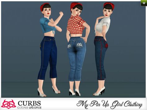 Sims3 Cc, Sims 4 Controls, Sims 4 Decades Challenge, Fall Acrylic, Cc Clothes, 50s Rockabilly, Free Sims, Ts4 Cc, Sims Mods