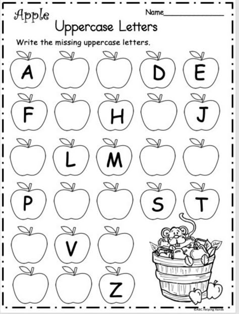 Literacy Worksheets For Kindergarten, English Work Sheet For Kindergarten, Writing Sheets For Kindergarten, Letter Writing Kindergarten, Alphabet Worksheets For Kindergarten, Writing For Kindergarten, Worksheet Alphabet, Letter Writing Worksheets, Writing Kindergarten