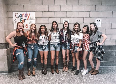 Western Day for Spirit Week Country Western Spirit Day, Fancy Day Spirit Week, Western Spirit Week, Western Theme Football Game Outfit, Western Spirit Week Outfit, Western Day Spirit Week, Cowboy Spirit Week Outfit, Western Spirit Day, Western Day Outfit