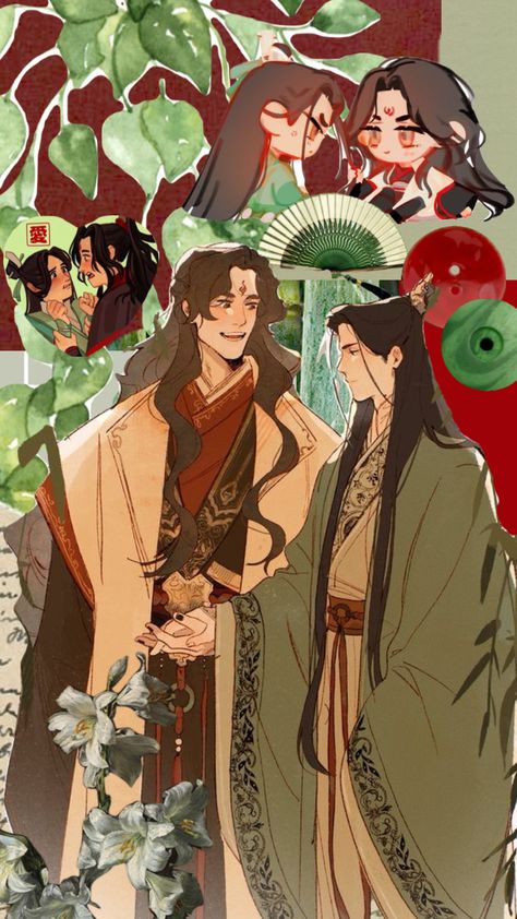 bingqiu #scumvillainsselfsavingsystem #bingqiu #redandgreen #svsss Luo Binghe, Cartoon N, Crochet Bee, Scum Villain's Self-saving System, Happy Boy, Heaven's Official Blessing, Ship Art, Light Novel, Beautiful Art