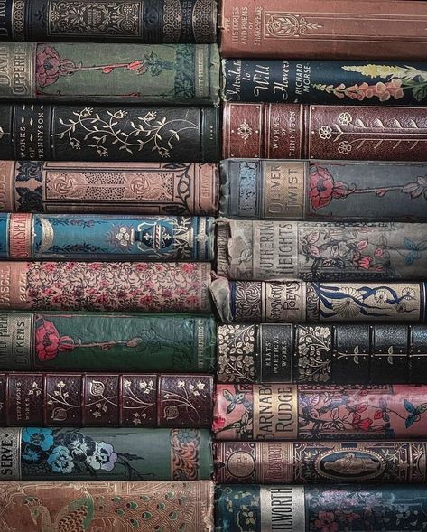 Vintage Book Spines, Bibliophile Aesthetic, Bookshelf Study, Book Friends, Library Vintage, Bookshelf Aesthetic, Vintage Reading, Cover Design Inspiration, Dusty Attic