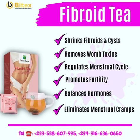 GET RID OF THAT FIBROID WITHOUT OPERATION our Fibroid Tea was made with herbs to stop the growth of Fibroids, increase blood circulation in the womb to promote natural healing and detoxification..💯☺️ You need to get our product because it comes with different benefits....💥💃 🔴It increases circulation of blood in the womb to promote detoxification 🔴It was made to eliminate new or existing Fibroids in the body. 🔴Prevent Gynecological disorders e.g Menstrual and Uterus Disorders Our products ... Fibroid Tea, Fibroid Uterus, Fibroid Tumors, Menstrual Health, Open Market, Foot Spa, Healthy Detox, Feminine Hygiene, Healing Herbs