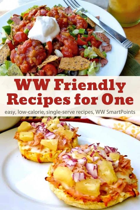 Single Serve Meals, Easy Meals For One, Recipe For 1, Recipes For One, Healthy Low Calorie Meals, Dinner For One, Healthy Meals For One, Single Serving Recipes, Calorie Recipes