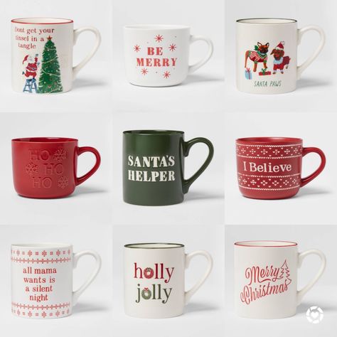 Christmas mugs from Target - all are $5 a piece! Perfect for Christmas morning! @liketoknow.it @liketoknow.it.home #StayHomeWithLTK #LTKfamily #LTKhome http://liketk.it/33XQW #liketkit Christmas Mugs 2022, Christmas Souvenirs Ideas, Christmas Mug Gift Ideas, Mug Christmas Gift Ideas, Mugs Christmas Gifts Ideas, Christmas Fairytale, Christmas Target, Christmas Souvenir, Christmas Coffee Mugs