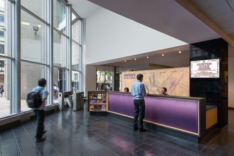 Welcome Center and Student Commons — cw/a New York Projects, Collective Identity, Hunter College, Admissions Office, Welcome Center, Architectural Design Studio, Visitors Center, Academic Goals, Student Guide