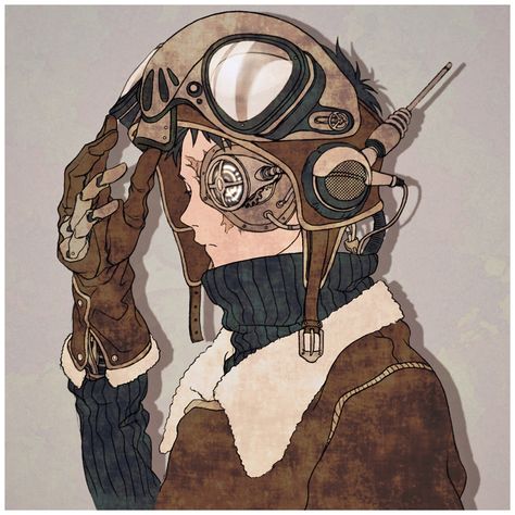 Character Art Steampunk, Mechanic Outfit Character Design, Steam Punk Character, Mechanic Character Design, Dystopian Character Design, Steam Punk Character Design, Steampunk Art Characters, Steampunk Concept Art, Mechanic Oc