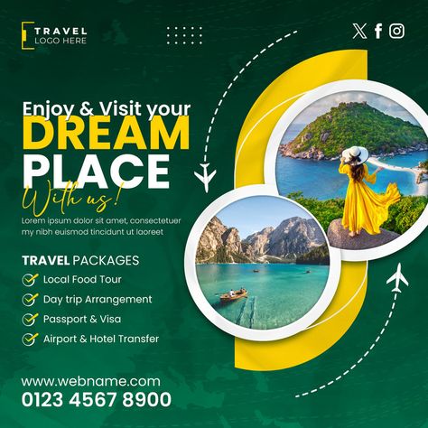 Holiday travel tour package social media Instagram post Adventure square flyer#pikbest#Templates Instagram Square, Flyer Free, Adventure Holiday, Airport Hotel, Adventure Motorcycling, Travel Packages, Adventure Tours, Travel Tours, Underwater World