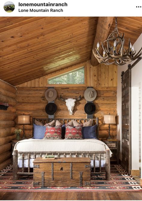 Rustic Cabin Bedroom Decor, Rustic Cabin Bedroom, Coastal Living Room Decor, Cabin Bedroom Decor, Home Gel Nails, Home Ideas Kitchen, Cabin Interior Design, Home Drawing, Ranch House Decor