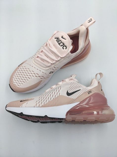 Nike Air Max 270 Light Soft Pink Deadstock No OG Box Size 10W 100% Real 270 Air Max Shoes, Pink Ds, Air 270, Quinceanera Pink, Nike 270, Air Max Shoes, Girl Things, Pink Nikes, Nike Air Max 270