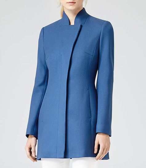 http://www.reiss.com/ Reiss Coat, Design Practice, Coat For Women, Collar Coat, Fabulous Clothes, Collared Coat, Women's Coats & Jackets, Mandarin Collar, Muslim Fashion