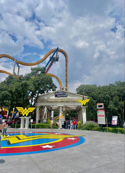 6 Flags Aesthetic, Six Flags Photo Ideas, Six Flags Aesthetic, Sixflags Mexico, Six Flags Mexico, Six Flags México, Six Flag, Planet Coaster, Great America