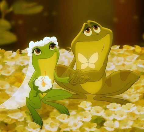 Princess Frog, The Frog Prince, Frog Prince, Princess And The Frog, The Princess And The Frog, The Frog, The Princess, Cartoon Characters, Prince