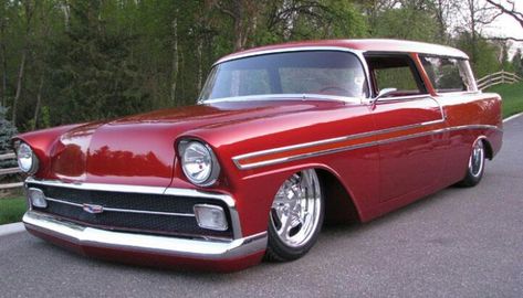 56 Chevy Nomad 1956 Chevy Bel Air, Station Wagon Cars, Chevy Nomad, Car Station, Wagon Cars, Kustom Cars, 1955 Chevy, Classic Cars Trucks Hot Rods, Chevy Bel Air