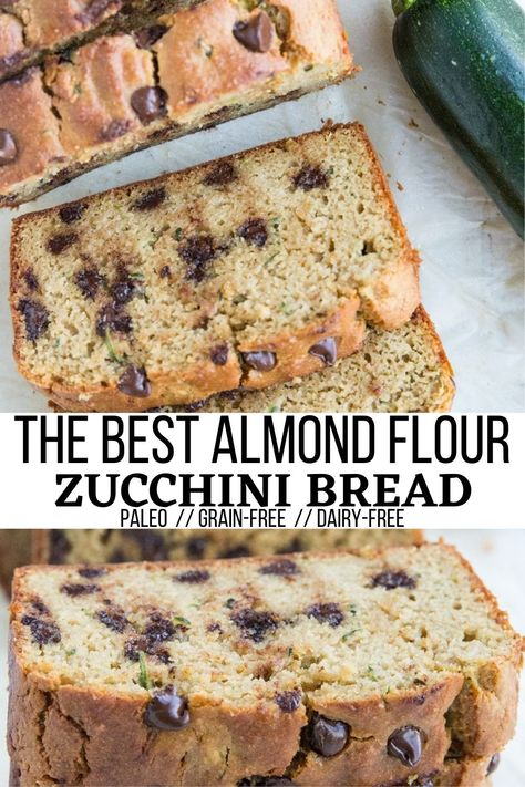 Bread Using Almond Flour, Almond Flour Zucchini Bread, Recipe For Zucchini Bread, Paleo Zucchini Bread, Recipe For Zucchini, Using Almond Flour, Gluten Free Zucchini Bread, Zucchini Bread Healthy, Almond Flour Bread