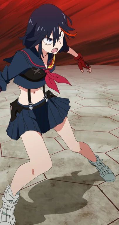 Kill A Kill, Kill La Kill Art, Ryuko Matoi, Heroes Wiki, Anime Screencaps, Kill La Kill, Ochako Uraraka, Face Characters, Chica Anime Manga