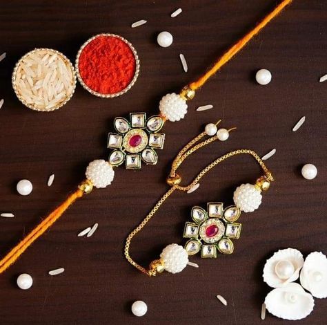 BHAIYA BHABHI RAKHI PAIR RATE: RS240 SHIPPING CHARGES EXTRA ⁰²¹ Rakhi Packaging, Rakhi 2023, Rakhi 2024, Handmade Rakhi Designs, Rakhi Making, Handmade Rakhi, Rakhi Design, Festival Image, Kurti Design