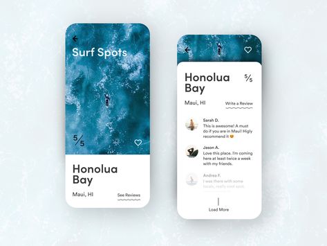 Surf Spots App by jonas.work Surf App, Plant App, Surf Spots, Business Website Design, Website Design Layout, Modern Website, App Design Inspiration, App Interface, Music App