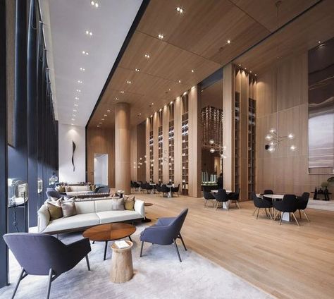 Modern Lobby, Hotel Lobby Design, Lobby Interior Design, Lounge Interiors, Lobby Lounge, Hotel Lounge, 카페 인테리어 디자인, Lobby Interior, Lobby Design