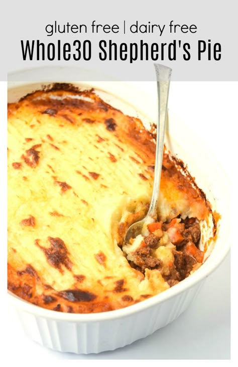 Shepherds Pie Recipe, Cottage Pie, Shepherd's Pie, What's For Dinner, Paleo Whole 30, Paleo Dinner, Shepherds Pie, Whole 30 Recipes, Whole 30