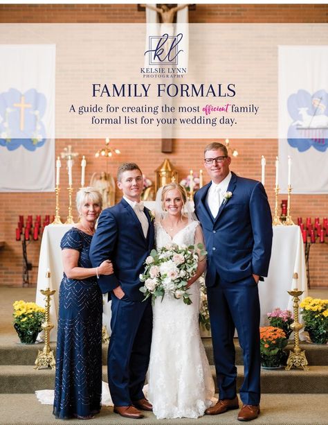 A free sample family photo list to reference when deciding who should and shouldn't be included in the formal family photos at your wedding. Formal Family Photos, Because I Love You, Wedding Family, Wedding Formal, Just Run, Popular Wedding, Planning Tips, Wedding Planning Tips, Free Sample