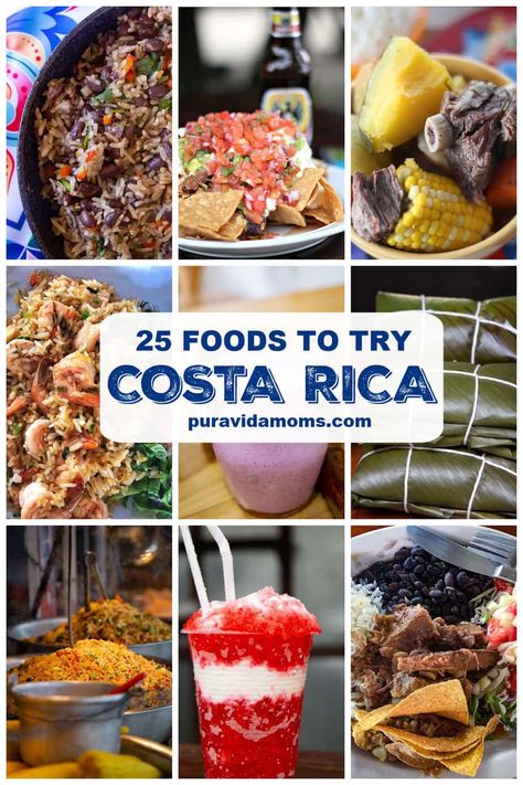 Gallo pinto, tres leches, arroz con pollo, casados, tamales and so many more amazing flavors await you in Costa Rica! Complete travel guide to foodie travel in Costa Rica. Costa Rican Desserts, Costa Rica Food, Costa Rico, Costa Rican Coffee, Costa Rican Food, Fried Pork Belly, Gallo Pinto, Food To Try, Foods To Try