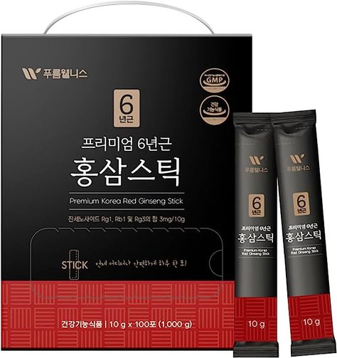 Amazon.com: K-Herb Korean Red Ginseng Sticks –Premium Red Ginseng Sticks – Liquid Portable Sticks with Korean Red Ginseng Extract No Preservatives (Ginseng [Ginsenoside 3mg] 100p) : Health & Household Korean Red Ginseng Extract, Korean Red Ginseng, Korean Ginseng, Ginseng Extract, Honey Sticks, Red Ginseng, Energy Boosters, Box Packing, Natural Energy