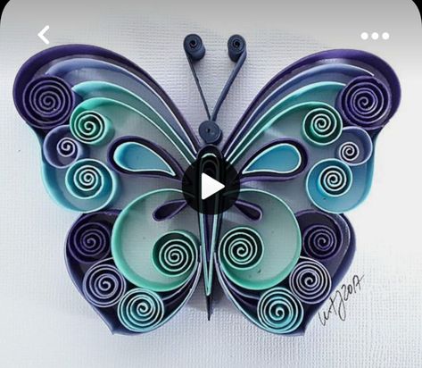 Paper Quilling Wall Art, Quilling Patterns Tutorials, Quilling Wall Art, Quilling Butterfly, Neli Quilling, Quilling Pattern, Quilling Animals, Paper Quilling Tutorial, Paper Quilling For Beginners