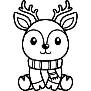 Christmas Outline Drawings, Reindeer Coloring Pages, Realistic Animal Drawings, Easy Christmas Drawings, Hello Kitty Pumpkin, Cartoon Reindeer, Christmas Coloring Sheets, Toddler Art Projects, Design Fails