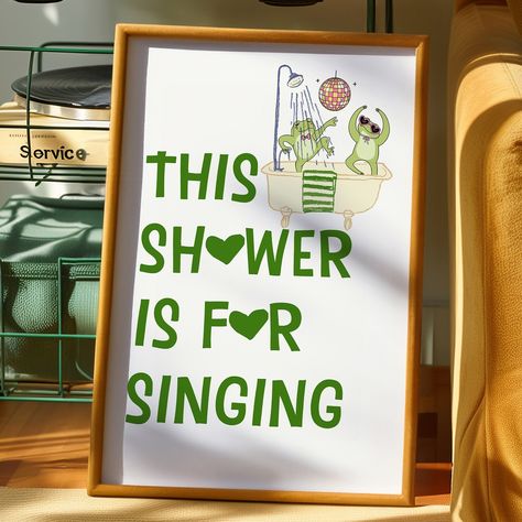 🎤 Turn every shower into a concert! 🎶 Whether you hit the high notes or just hum along, this playful print is the perfect addition to your bathroom. 🛁 Add some fun vibes to your space and let the singing begin! ✨ . . . . . . . . . , . . . . . #etsyfinds #etsyshop #etsyseller #wallartdecor #printableart #bathroomwallart #homedecor #uniquewallart #showerart #etsywallart #digitaldownload #instahomedecor #printablewallart #funhomedecor #interiordesign #bathroomdecorideas #etsylove #etsyshopping... Fun Vibes, Bathroom Wall Art, Unique Wall Art, The High, Etsy Wall Art, Some Fun, Etsy Finds, Printable Art, Printable Wall Art