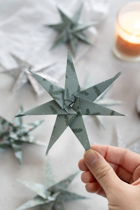 Twinkle Twinkle, Advent, Origami, Stars, Christmas