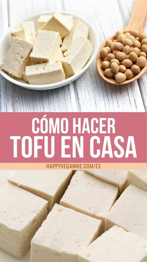 Homemade Tofu Recipes How To Make, Tofu Homemade How To Make, Tofu Making Process, Bean Tofu Recipes, Diy Tofu How To Make, Making Tofu At Home, Make Your Own Tofu, How To Prepare Tofu Recipes, Dried Soybeans Recipe