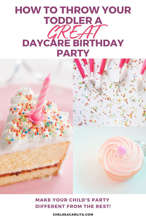 Planning your toddler's daycare birthday party? From daycare birthday treats to daycare birthday birthday party favors, this post has everything you need to throw an epic birthday party at daycare. Birthday At Daycare, Birthday Treat For Daycare, Daycare Birthday Party Ideas, Daycare Birthday Treats, Preschool Birthday Treats, Daycare Birthday, Healthy Birthday Treats, Preschool Birthday, Toddler Daycare