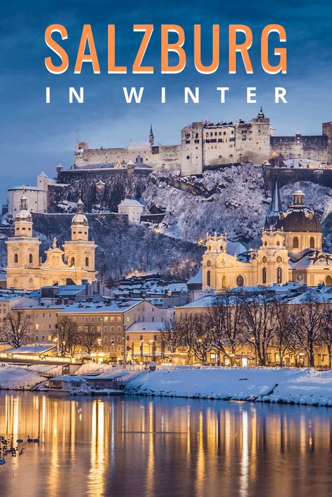 This guide to Salzburg Austria focuses on the best things to do in Salzburg in winter, and a 4-day itinerary to take it all in. Enjoy everything from glühwein at the Christmas markets to music from Mozart, Sound of Music sites, and the best places to take photos in Salzburg, Austria. #salzburg #austria #winter #travel #ChristmasMarkets #aswesawit #traveltips #travelguide Salzburg Austria Winter, Salzburg Christmas, Salzburg Travel, Austria Winter, Austria Salzburg, Winter Travel Destinations, Christmas In Europe, Music Sites, Salzburg Austria