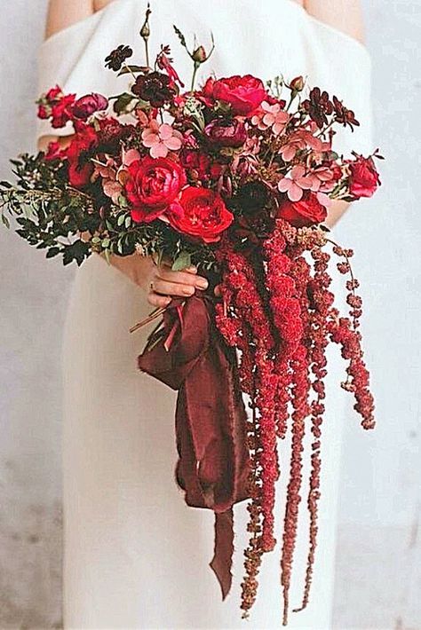 Love the elegant wedding bouquet within your bridal ideas.#romanticbouquet #flowerarrangements #weddingdayinspo Chic Wedding Florals, Elegant Wedding Bouquets, Red Bouquet Wedding, Romantic Bouquet, Bridal Ideas, Fairy Tale Wedding, Wedding Florals, Ethereal Beauty, Red Wedding