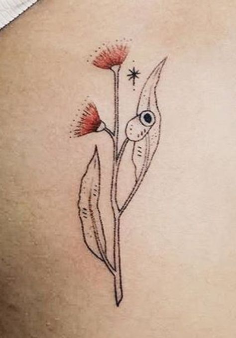 Pretty Tattoo Ideas, Flowers Tattoo Ideas, Australia Tattoo, Tattoo Ideas Inspiration, Australian Tattoo, Pretty Tattoo, Best Tattoo Ever, Brush Tattoo, Super Tattoo