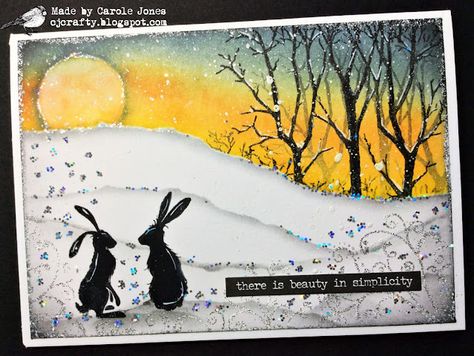 Craftilicious Creations: GDT for Stamping Sensations: Beauty in Simplicity Cardio Cards, Winter Karten, White Tinsel, Lavinia Stamps Cards, Prize Giveaway, Mo Manning, Silhouette Cards, Lavinia Stamps, Creative Challenge