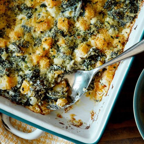 Kale Casserole Recipes, Kale Casserole, Vegetarian Casserole Recipes, Vegetarian Thanksgiving Recipes, Vegetarian Casserole, Healthy Casserole Recipes, Vegetarian Thanksgiving, Food Projects, Delicious Vegetarian