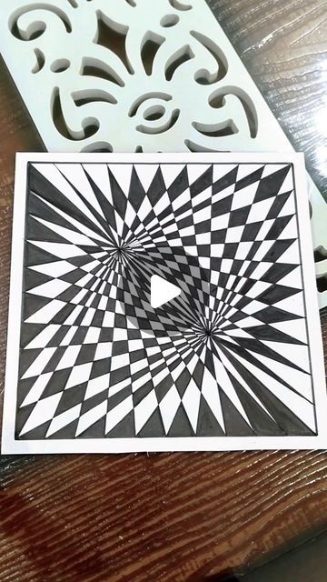 Sadhvi Singh on Instagram: "How to Draw a Easy optical illusion drawing/Black and White drawing #optical #illusion #drawing #lines #viral #trending" 3d Optical Illusions Art, Drawing Amazing, Lines Drawing, Optical Illusion Drawing, Drawing Lines, Illusion Drawings, 3d Optical Illusions, Optical Art, Optical Illusions Art