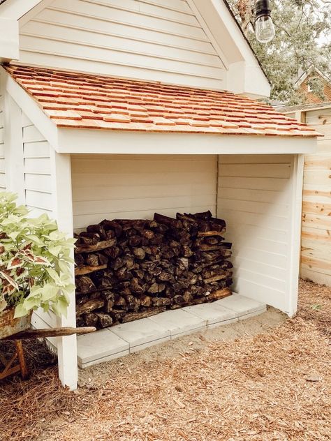 Firewood Storage Outdoor Shed, Wood Drying Shed, Firewood Shed With Doors, Firewood Shed Ideas, Wood Shed Ideas Firewood, Wood Shed Ideas, Veggie Garden Design, Building A Wood Shed, Firewood Storage Outdoor