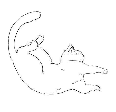 Fine Line Cat Drawing, Cat Fine Line Tattoo, Cat Tattoo Outline, Cat Outline Tattoo, Honey Bee Tattoo, Cat Tattoo Simple, Food Art Painting, White Ink Tattoo, Unique Tattoo Designs