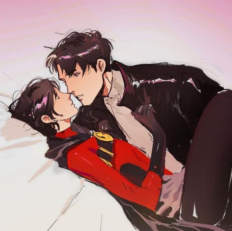 Jason Todd X Tim Drake, Jason X, Batfamily Funny, Batman Comic Art, Tim Drake, Batman And Robin, Batman Family, Jason Todd, Batman And Superman