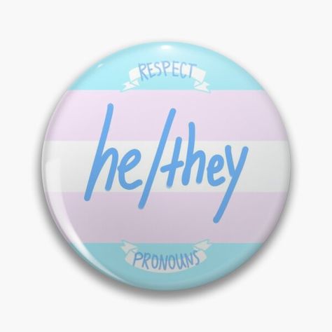 He They, Respect Pronouns, Spending Money, Button Pins, Buttons Pinback, For Sale, Design