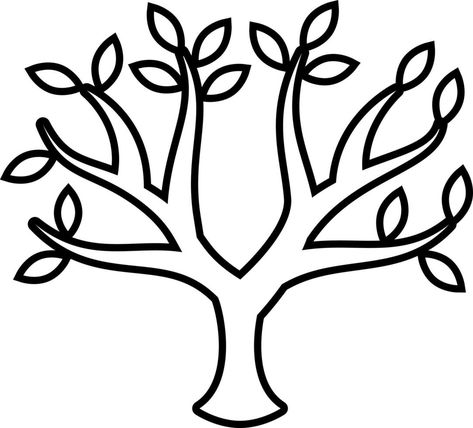 Tree Plant Outline Icon Vector Relief Painting Designs, Plant Outline, Outline Pictures, Relief Painting, Tree Outline, Picture Tree, Clipart Black And White, Painting Designs, Clay Projects