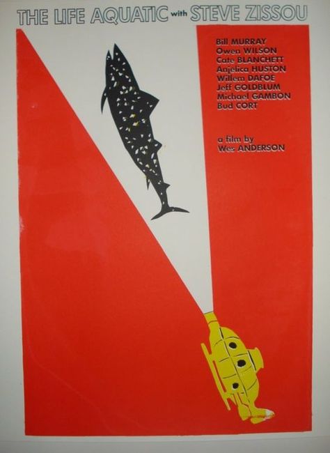 Jaguar Shark, Aquatic Tattoo, Life Aquatic With Steve Zissou, The Life Aquatic, Steve Zissou, Wes Anderson Movies, Ceramic Birdhouse, Screen Print Poster, Film Poster Design