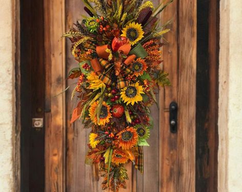 Burgundy Double Door Harvest Thanksgiving Wreath Thankful Wreath for Front Door Outdoor Fall Decor Floral Autumn Wreath for Front Door - Etsy Fall Wreaths Diy, Fall Door Garland, Elegant Cabin, Cabin Wreath, Thankful Wreath, Oval Door, Elegant Fall Wreaths, Sunflower Door Hanger, Farmhouse Fall Wreath