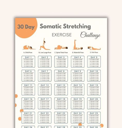 Somatic stretching is helpful for your body, mind, and spirit -- an accessible way to nurture yourself, release tension and stress, and recover from pain and injury. Here are benefits that somatic exercises will bring to you ✔ Improved Mental Clarity ✔ Enhanced Coordination ✔ Improved Flexibility and Mobility ✔ Enhanced Mind-Body Connection ✔ Stress Reduction ✔ Pain Relief An...#Practice #Through #Within #Wellness #Wisdom #HealthyLiving #Somatic #the #NutritionTips #Unleashing #Yoga #Embodied 28 Day Somatic Workout Plan Free, 28 Day Somatic Workout Plan, Somatic Pilates, Somatic Stretching, Somatic Workout, Somatic Exercise, Workout Printable, Somatic Yoga, Somatic Healing