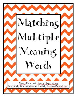 Multiple Meaning Words -- Freebie Multiple Meaning Words Activities, Words Activities, Meaning Words, Multiple Meaning Words, School Slp, Receptive Language, Classroom Freebies, Expressive Language, Teaching Language Arts